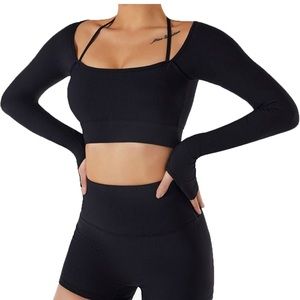Long Sleeve Crop Top